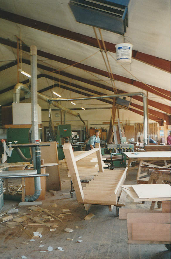 Blick in die neue Werkstatt — Raum für Wachstum.