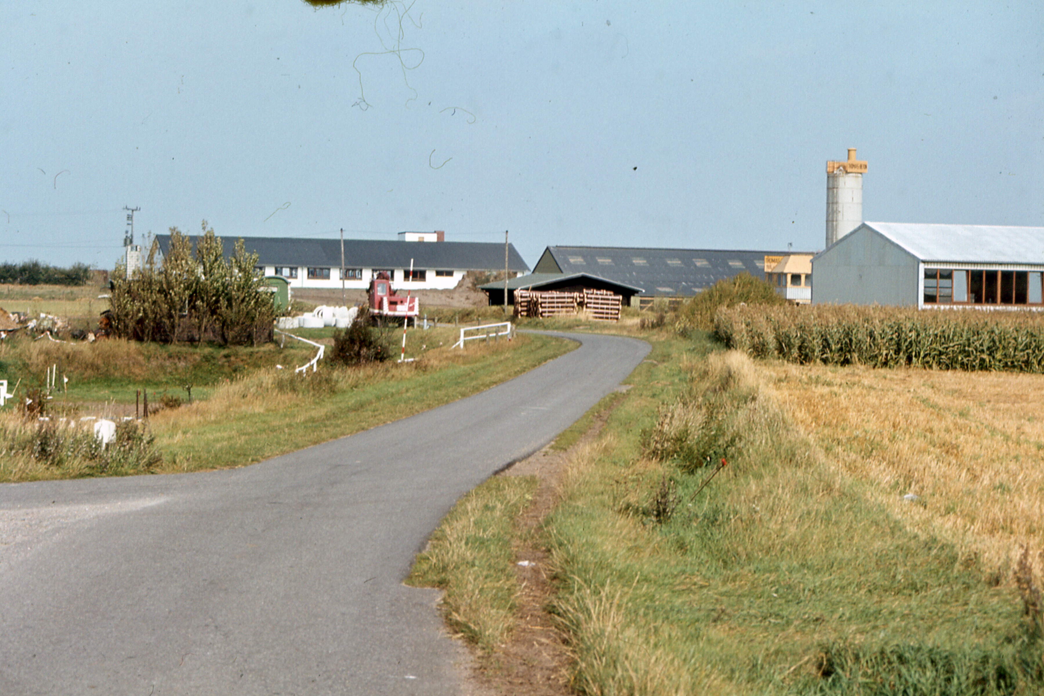 Die fertige Werkstatt am heutigen Standort in Alkersum.